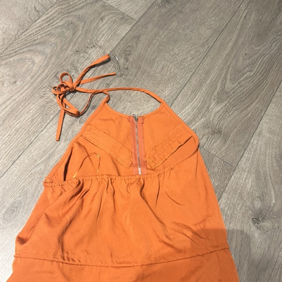 FASHIONOVA orange jumpsuit - Picture 8 of 9